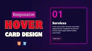 Responsive Card Designs With Gradient Border And Glowing Hover Effect HTML CSS Only | Easy Steps