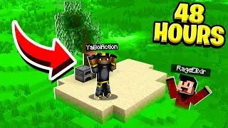 STRANDED ON ISLAND IN MINECRAFT WITH ACID WATER! W/ RageElixir