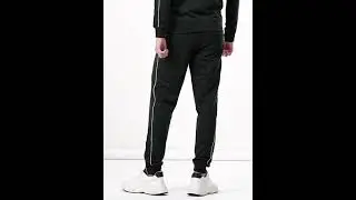 Green Solid Track Suit
