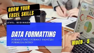 Microsoft Excel Basic Level | Data Formatting | Format Painter | Excel Formulas