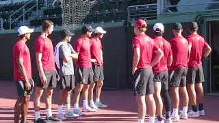 trojancandy.com:  See the 2022 USC Men's Tennis Team Honor Mor Bulis at their Senior Day Celebration