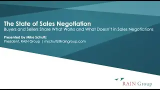 Webinar: The State of Sales Negotiation