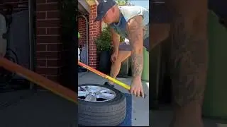 How to remove a tire from rim DIY