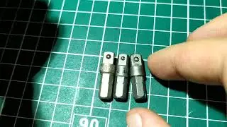 Адаптер для торцевых головок с приводным квадратом 1/4'', MTE 2614176700
