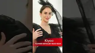 KIYOO BLACK NET RUFFLED PROM DRESS #kiyoo #trending #kiyooclothing