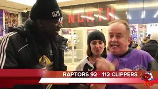 Toronto Raptors 92  -112 LA CLIPPERS | Season Ticket Holder Since 1995, Day 1!!!!!