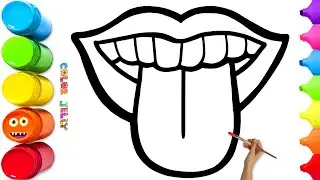 👄 Как нарисовать радужный рот | Простое пошаговое руководство по рисованию