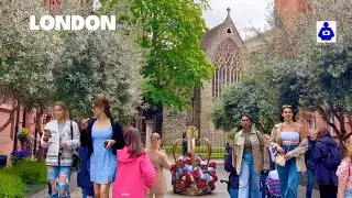 London Walk 🇬🇧 Mayfair&rsquo;s&nbsp;Coronation Garden Party | Grosvenor Square | Central London Walking Tour