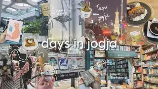 jogja travel vlog🛫 eating, bookstores, met a friend, cafes, etc.
