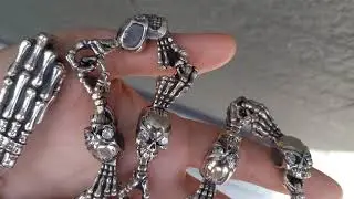 Diamond Skull Wallet Chain