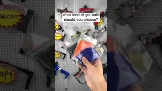 Different Gel Balls Weight Comparison #shorts