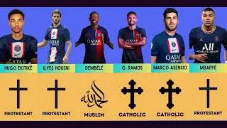 PARIS SAINT-GERMAIN PSG Season 2023/2024 Players Religion