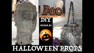 #DIY #HALLOWEEN DOLLAR TREE DIY HALLOWEEN PROPS