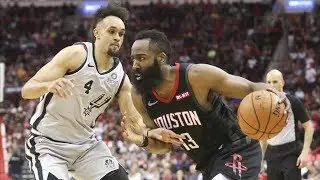 James Harden Career High 61 Points vs Spurs! 2018-19 NBA Season