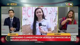 Denuncian vertedero clandestino cerca de una escuela
