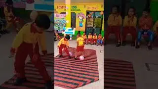 Balloon bursting activity  #school #schoollife #schooltime #schoolfunnyvideos