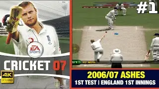 EA Sports Cricket 07 Ashes: прохождение №1 | НАЧАЛО | Геймплей PS2 4K