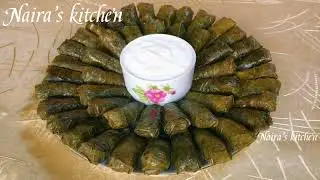 ԹՓՈՎ ՏՈԼՄԱՅԻ շատ համեղ բաղադրատոմս: / Долма из виноградных листьев. / SHRUB DOLMA