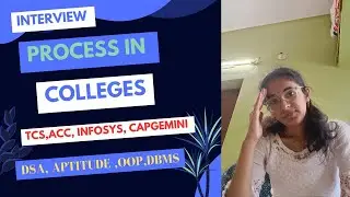 Recruitment Process in colleges for Service Based Companies like tcs, infosys, Capgemini, Accenture