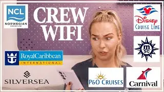 CREW INTERNET prices and packages on CRUISE SHIPS. Royal Caribbean, Disney, MSC, NCL, P&O, & Oceania