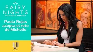 Michelle Rodríguez reta a Paola Rojas a un duelo de mecanografía | Faisy Nights | Unicable