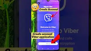 how to create viber account #shorts