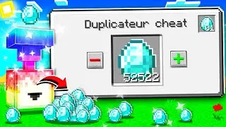 Minecraft MAIS j'ai une machine à DUPLICATION ! (trop cheat !)