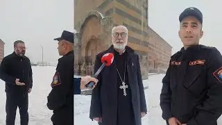 Լեզվակռիվ Գառնիկ Դանիելյանի և ռազմական ոստիկանի միջև. Պապիկյանը հանդիպել է սարկավագների հետ