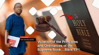 Нарушение принципов и предписаний высшей книги... Библия, эпизод 2.
