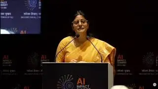 Strengthening global leadership in digital health Smt. Anupriya Patel at India AI Impact Summit2026 