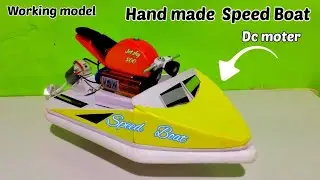 How to make a Racing Speed Boat In Very Simple and Easy Way #speedboat #7dayscraft #diy rc boat