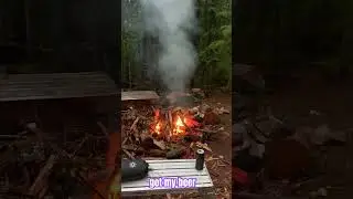 Тихоокеанские устрицы, приготовленные на гриле на костре! #бензопила