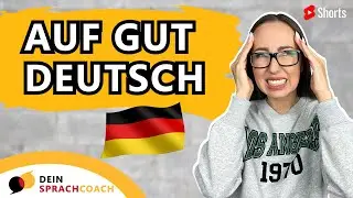 Deutsche REDEWENDUNGEN (Deutsch lernen | Learn German | Wortschatz erweitern | Redensarten) #Shorts