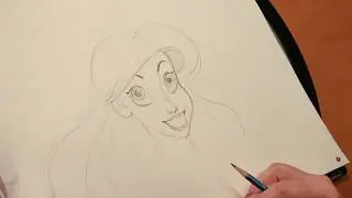 Disney Magic Moments | How To Draw Ariel from The Little Mermaid! | Official Disney UK
