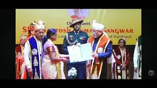 Received my PhD Degree from the Governor of Jharkhand Shri Santosh Kumar Gangwar at BBMKU, Dhanbad