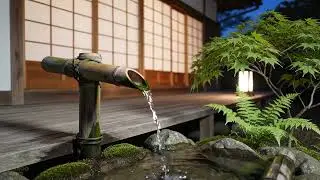 Deep Sleep Music: Relaxing Bamboo Water Sounds for Stress Relief