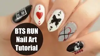 BTS Run Nail Art Tutorial