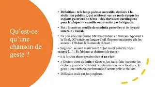 HL1.4 La Chanson de geste