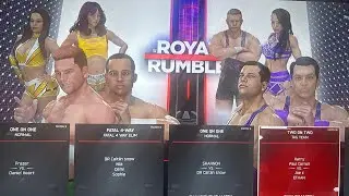 WWE2K25 - AWA royal rumble 2026: Harry & Paul vs Joe c & Ethan 