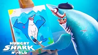 Hungry Shark World - Mako Shark Art