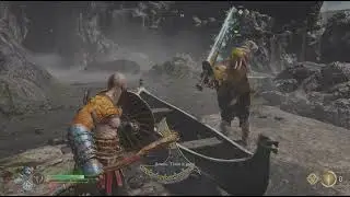 God of War Gameplay | Intense Draugr & Traveler Fight