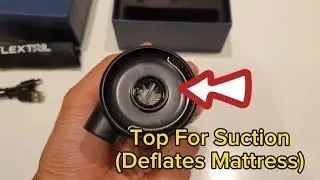 Electric Air Pump Unboxing: How to (tutorial) Inflate Deflate AirBed camping Mattress - Flextail