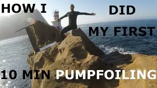 10 minutes of continuous #pumpfoiling - My plan to reach it