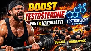 Natural Testosterone Boost Workout 💥 Squat, Deadlift, Bench Press Explained!