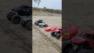 Low Budget vs High Budget RC Cars in SAND! 🏁 #race #challenge #car
