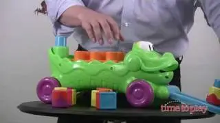 Fisher-Price Stack 'n Surprise Blocks Musical Croc Block Wagon
