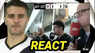 O COMENTARISTA ENGOLIU A CORNETA! VEGETTI FEZ O GOL DA VIT&Oacute;RIA DO VASCO! | REACT | FLU 1 X 2 VASCO⚽️