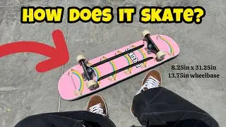 Testing New Shaped Skateboard Setup [Jacuzzi Jet Ski Class Shape] at Skatepark