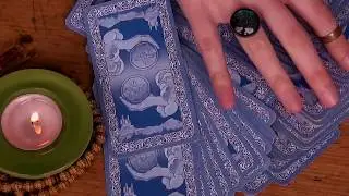 ASMR _ Whispered Binaural Brushing Tarot Meditation - NEGATIVITY Cleanse