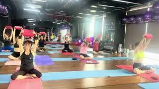 Yoga with blocks || @Masteryogi  #yogaprops #yogablocks #morningyoga 